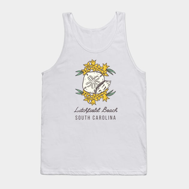 Litchfield Beach South Carolina SC Tourist Souvenir Tank Top by carolinafound